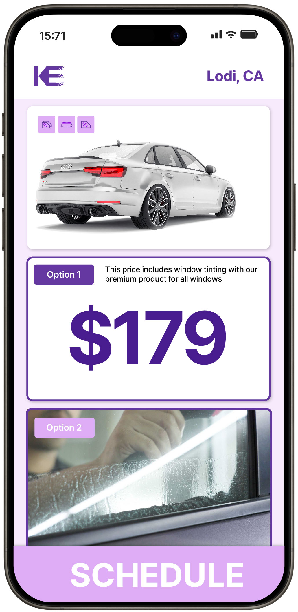 View Competitive Car Window Tinting Prices in Lodi, California