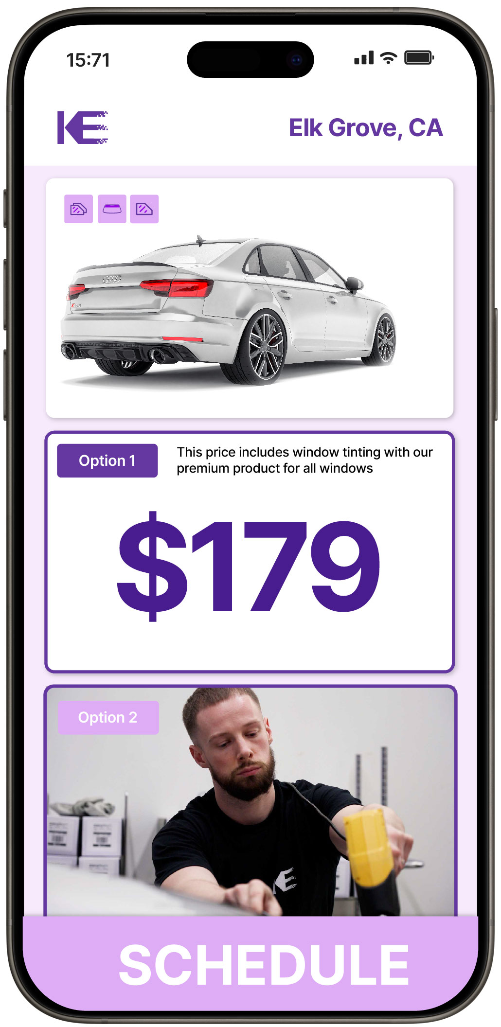 View Reasonable Car Window Tinting Prices in Elk Grove, California