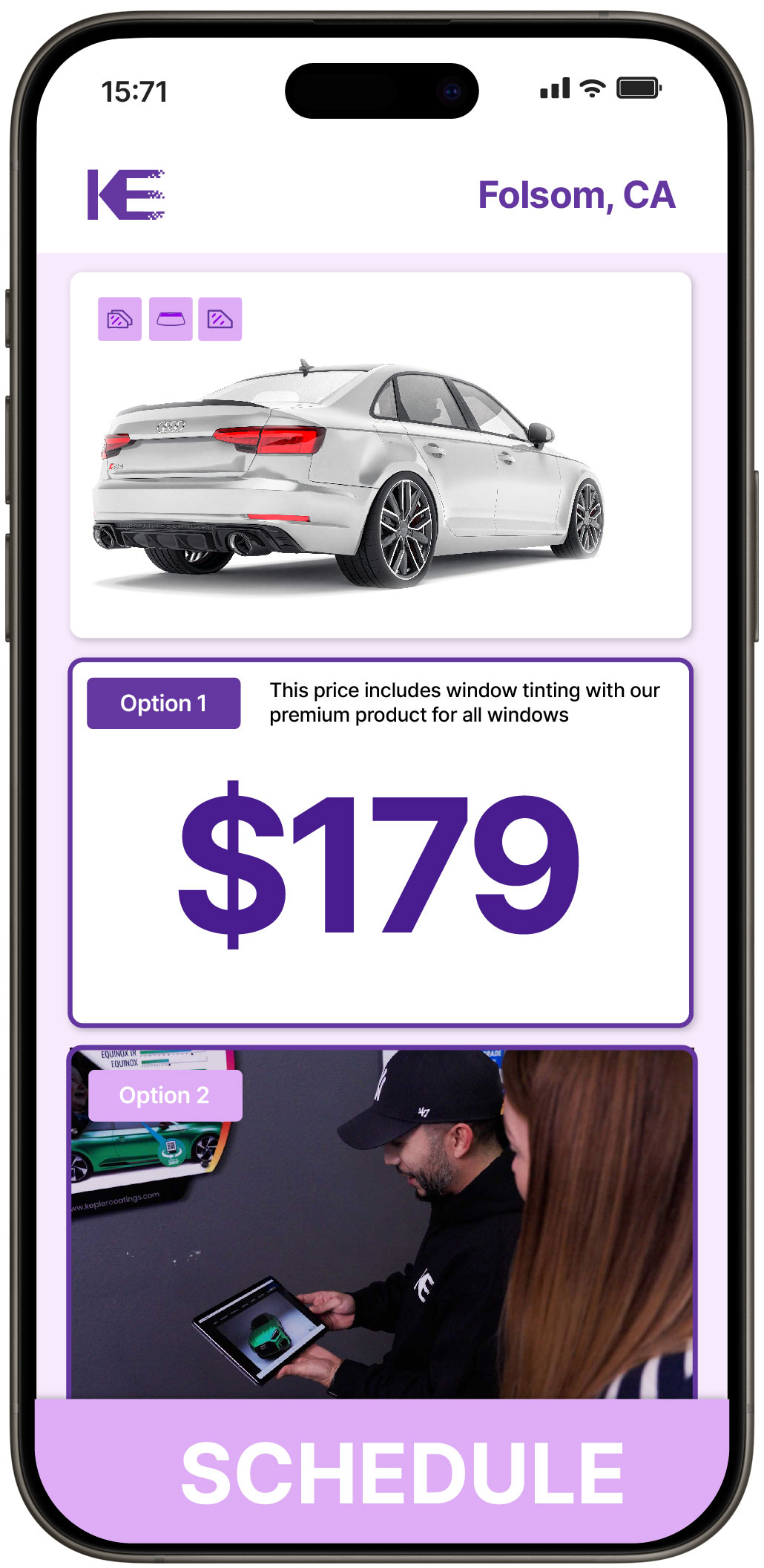View Reasonable Car Window Tinting Rates in Folsom, California