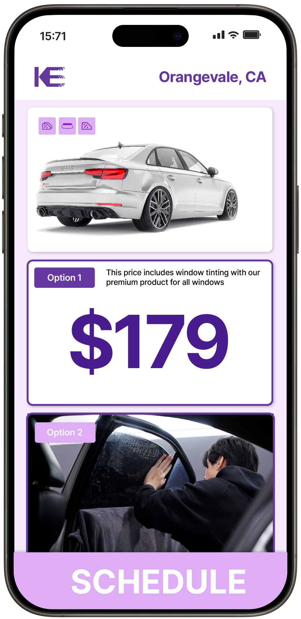 View Reasonable Car Window Tinting Rates in Orangevale, California