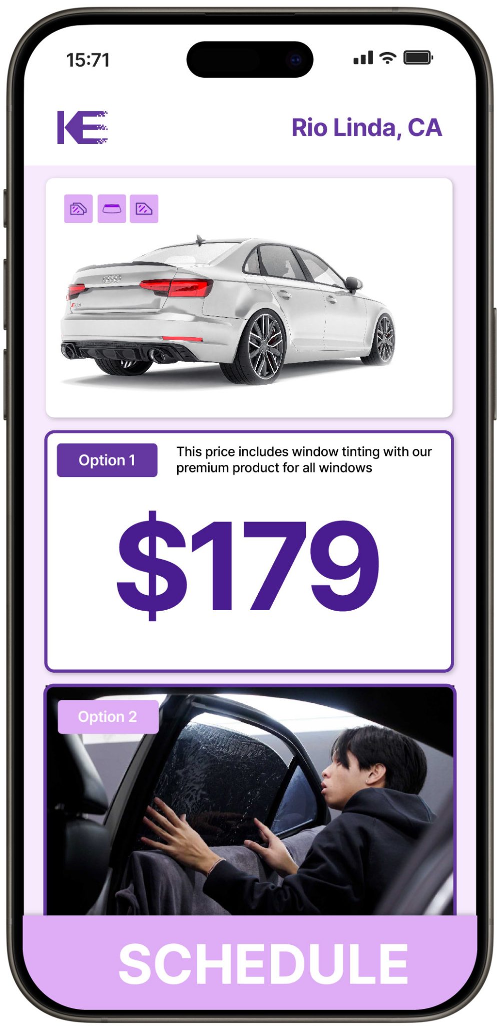 View Reasonable Car Window Tinting Rates in Rio Linda, California