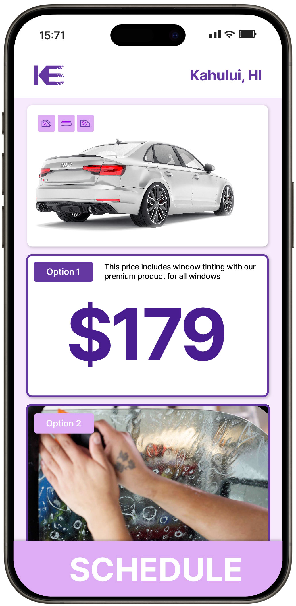 View Reasonable Car Window Tinting Rates in Kahului, Hawaii