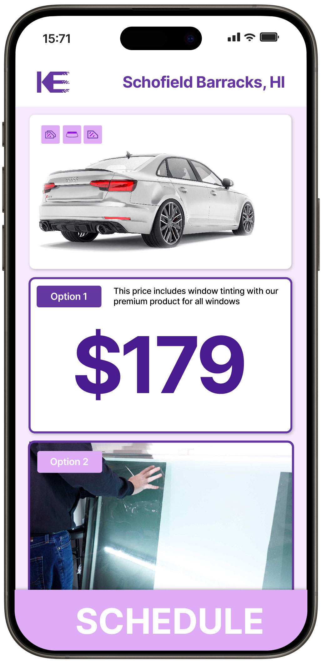 View Competitive Car Window Tinting Prices in Schofield Barracks, Hawaii