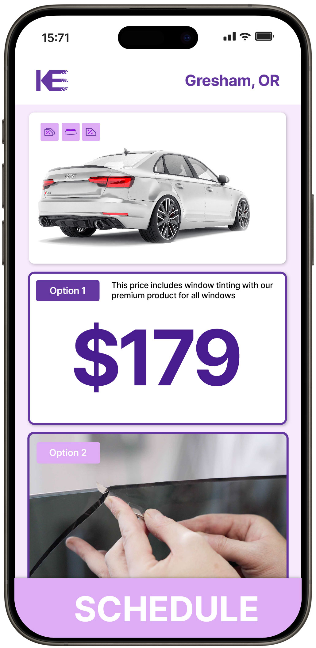 View Affordable Car Window Tinting Prices in Gresham, Oregon