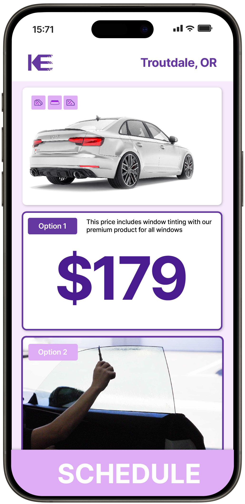 View Competitive Car Window Tinting Costs in Troutdale, Oregon