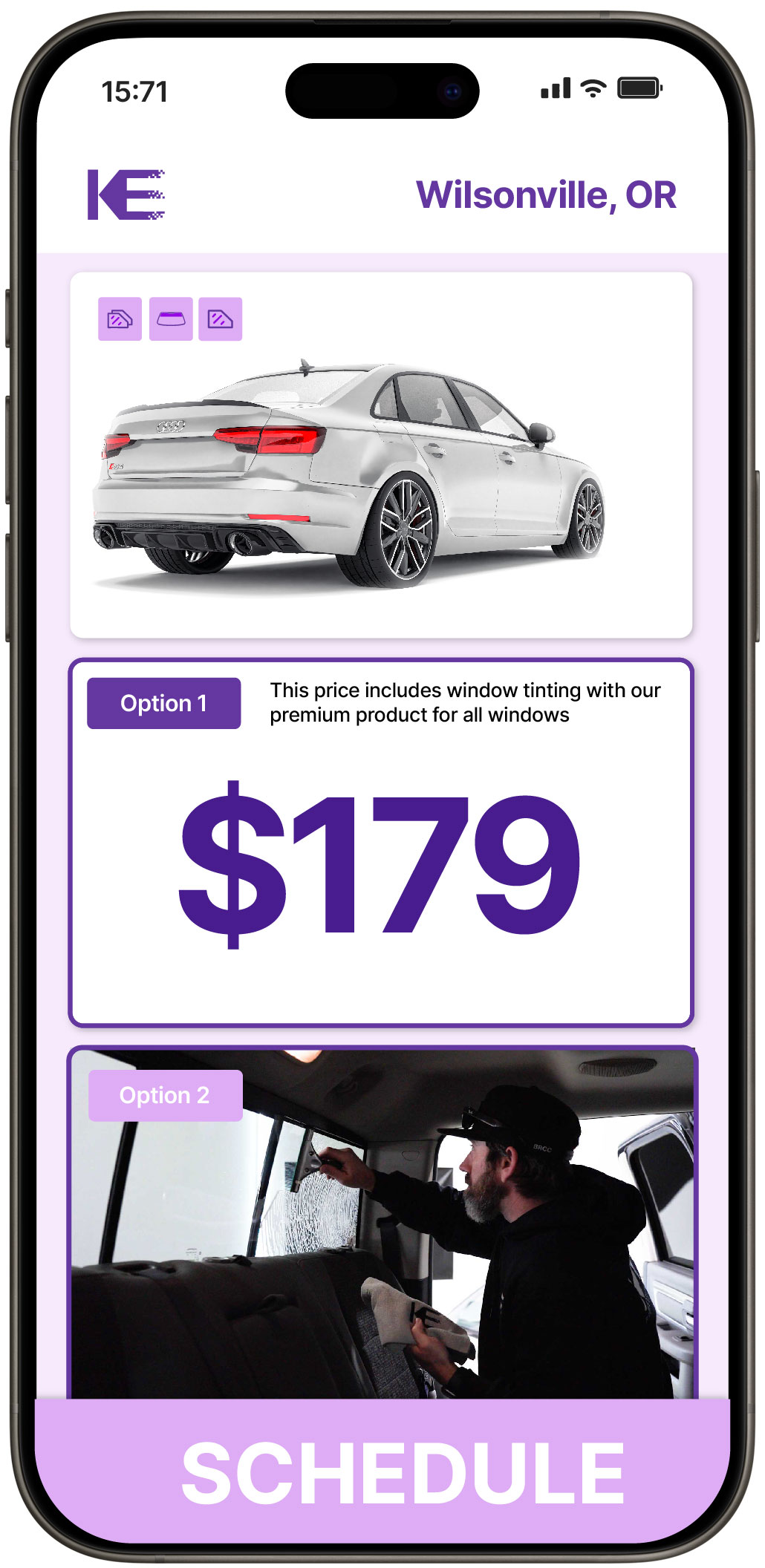 View Competitive Car Window Tinting Costs in Wilsonville, Oregon