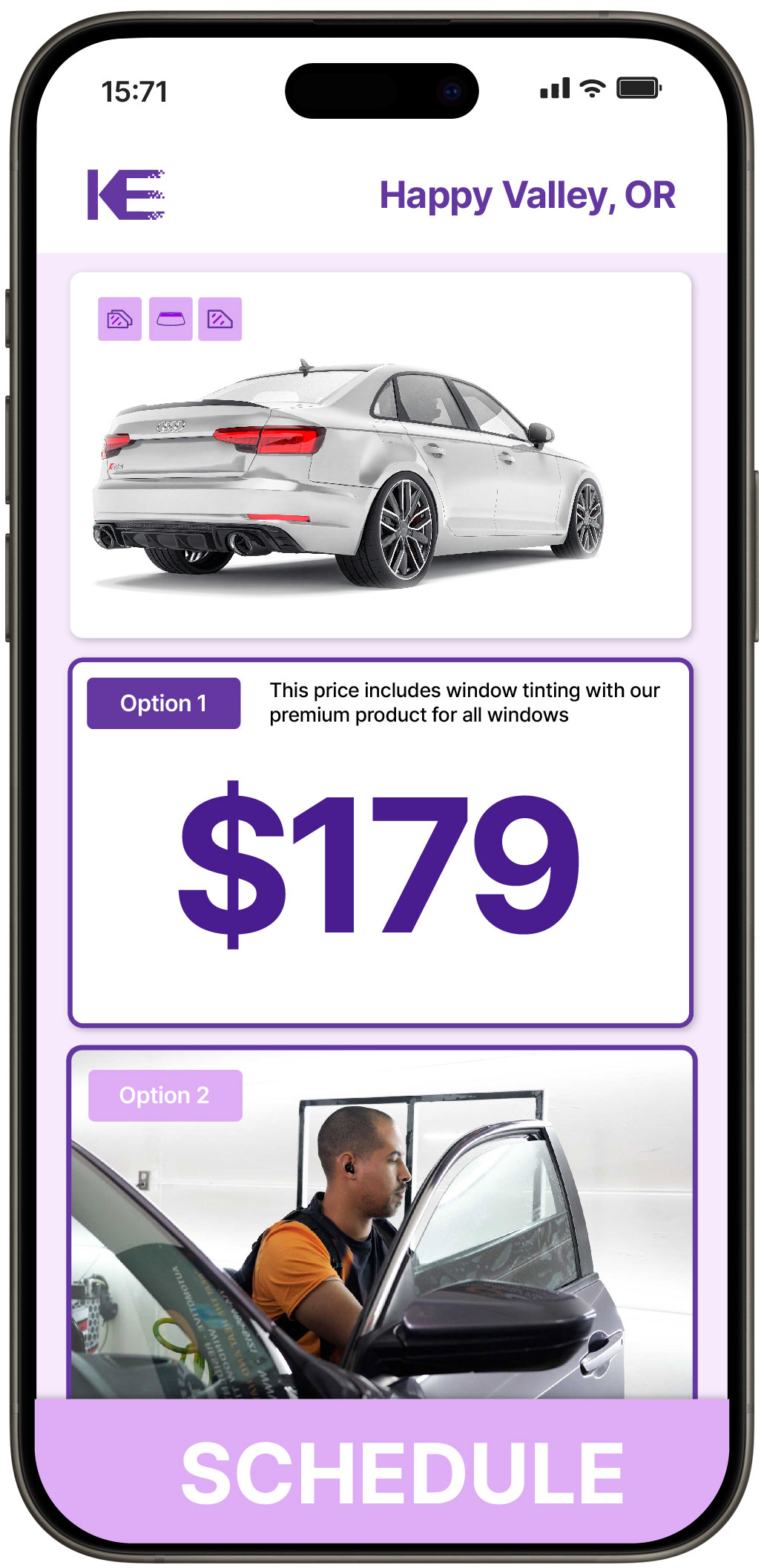 View Affordable Car Window Tinting Costs in Happy Valley, Oregon