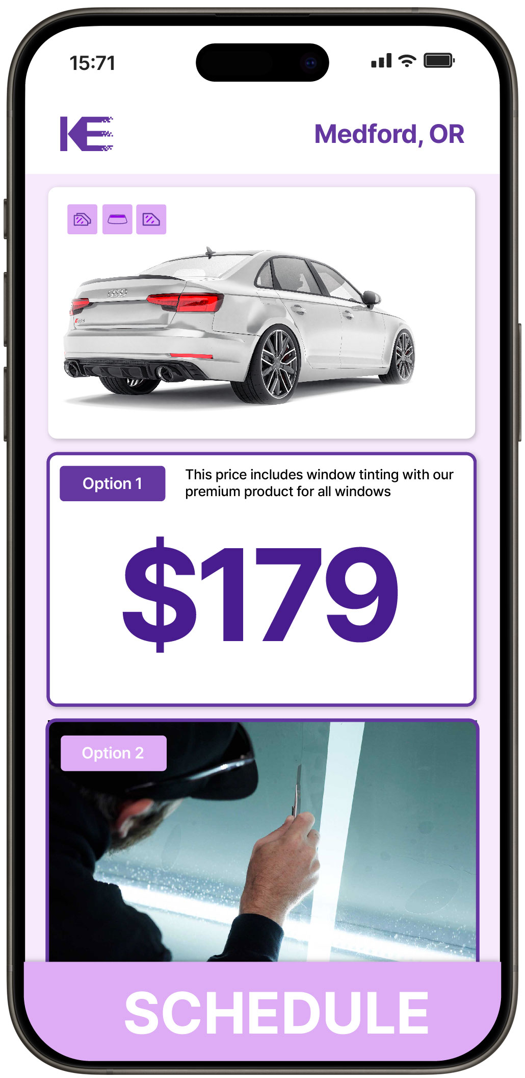 View Reasonable Car Window Tinting Prices in Medford, Oregon