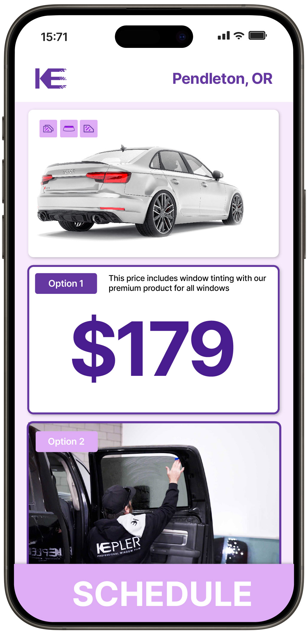 View Competitive Car Window Tinting Prices in Pendleton, Oregon