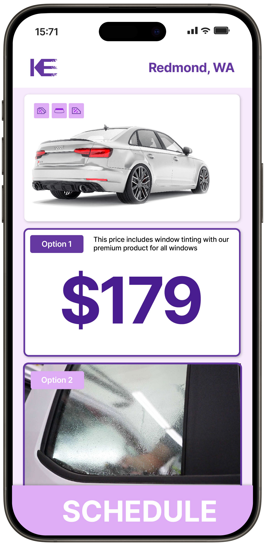 View Reasonable Car Window Tinting Costs in Redmond, Washington