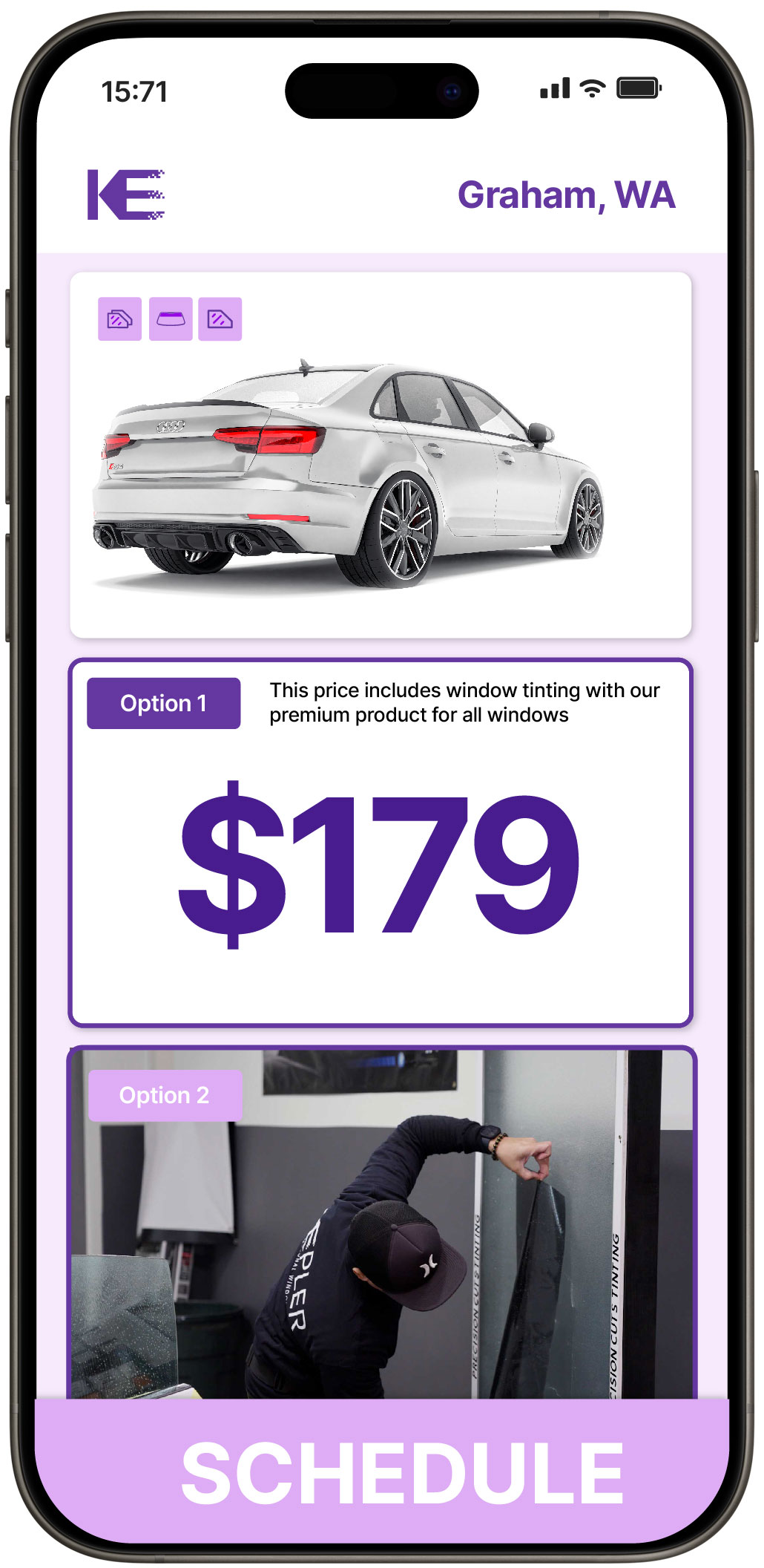 View Reasonable Car Window Tinting Rates in Graham, Washington