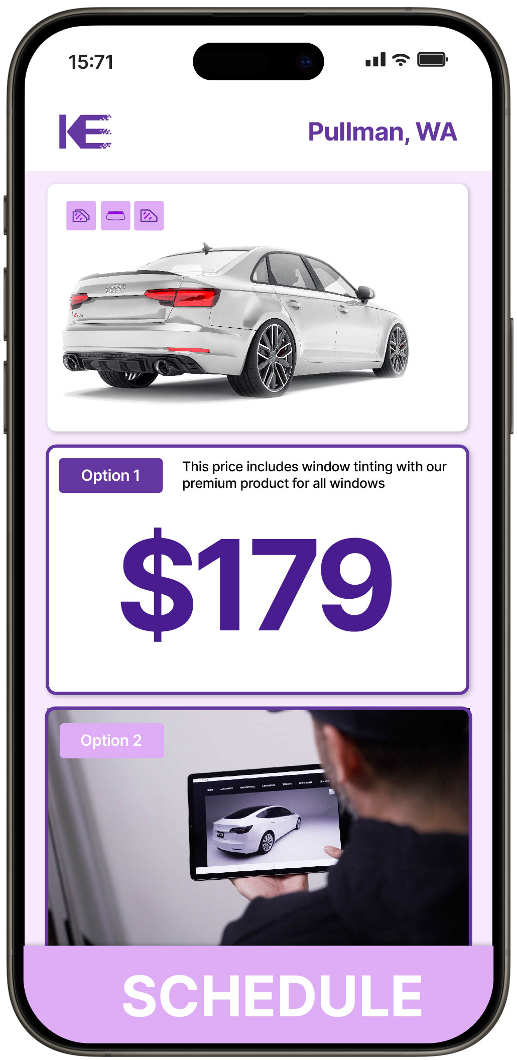 View Affordable Car Window Tinting Rates in Pullman, Washington