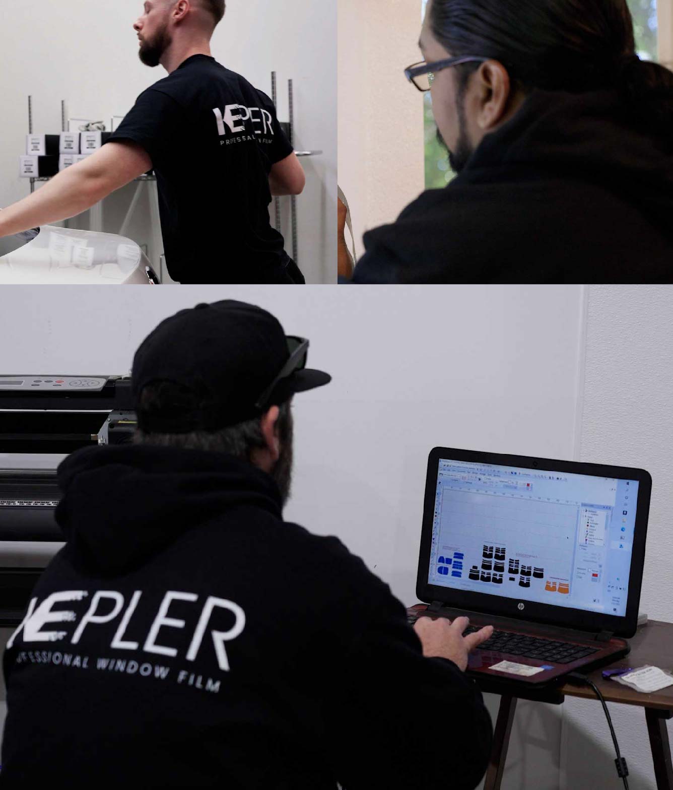 Ceramic Window Tinting Expert Cutting Film in Elverta, California