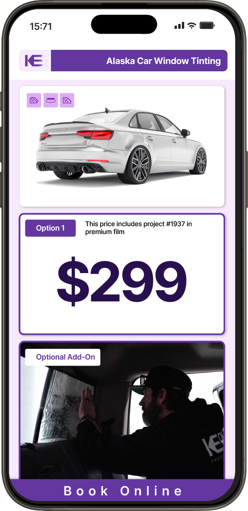 View Competitive Car Window Tinting Prices in Alaska