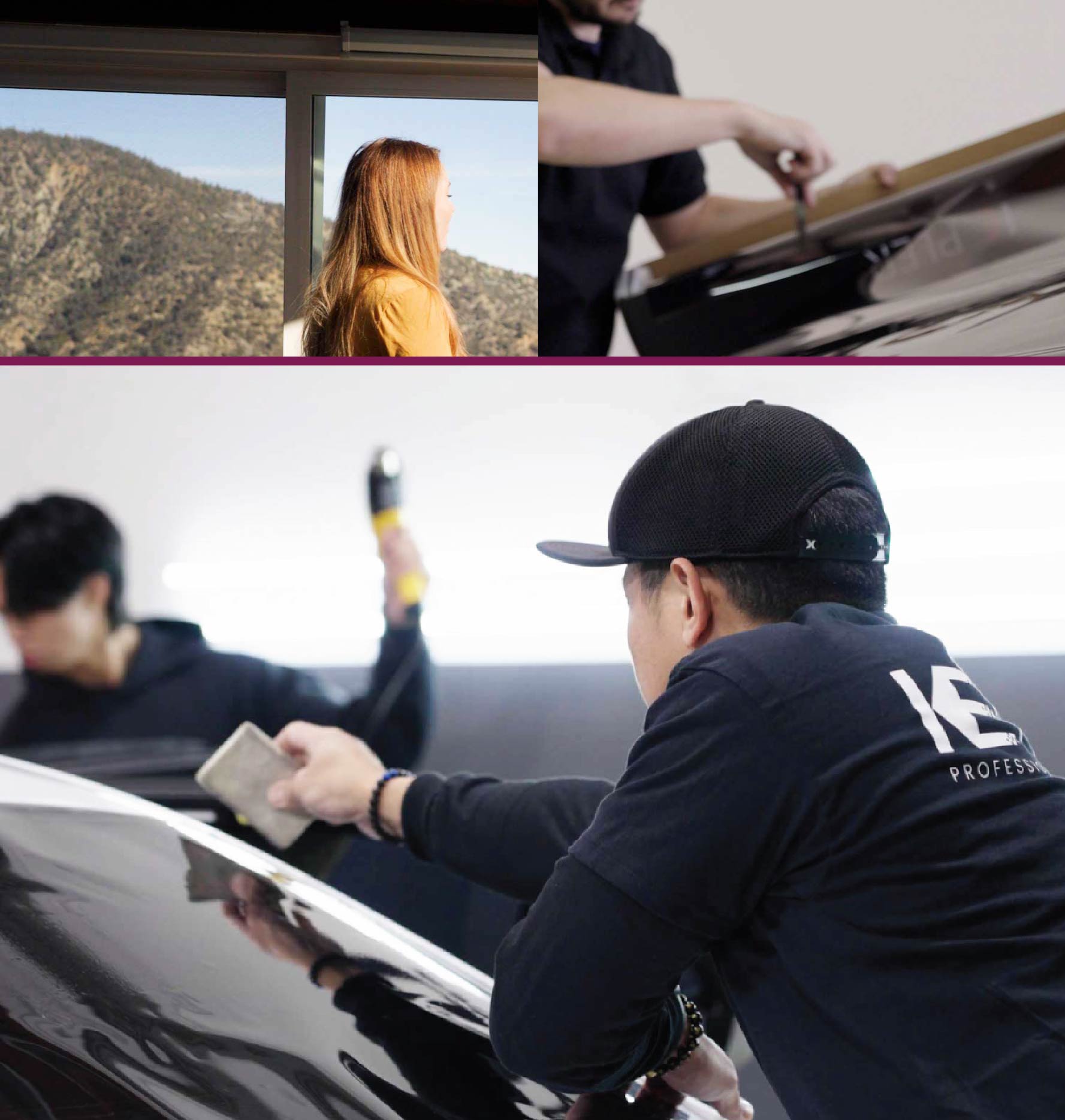 Car Window Tinting Specialist Working in Maine