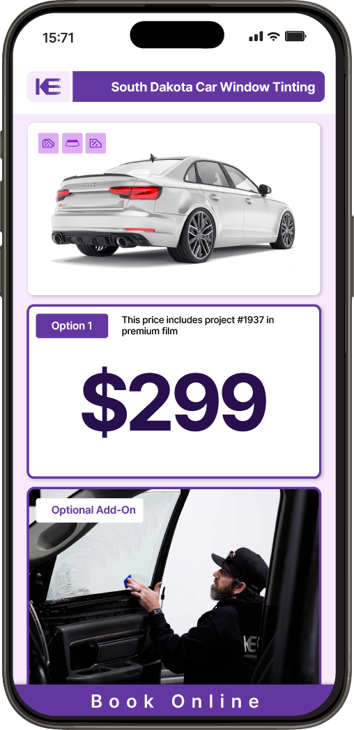 View Competitive Car Window Tinting Prices in South Dakota