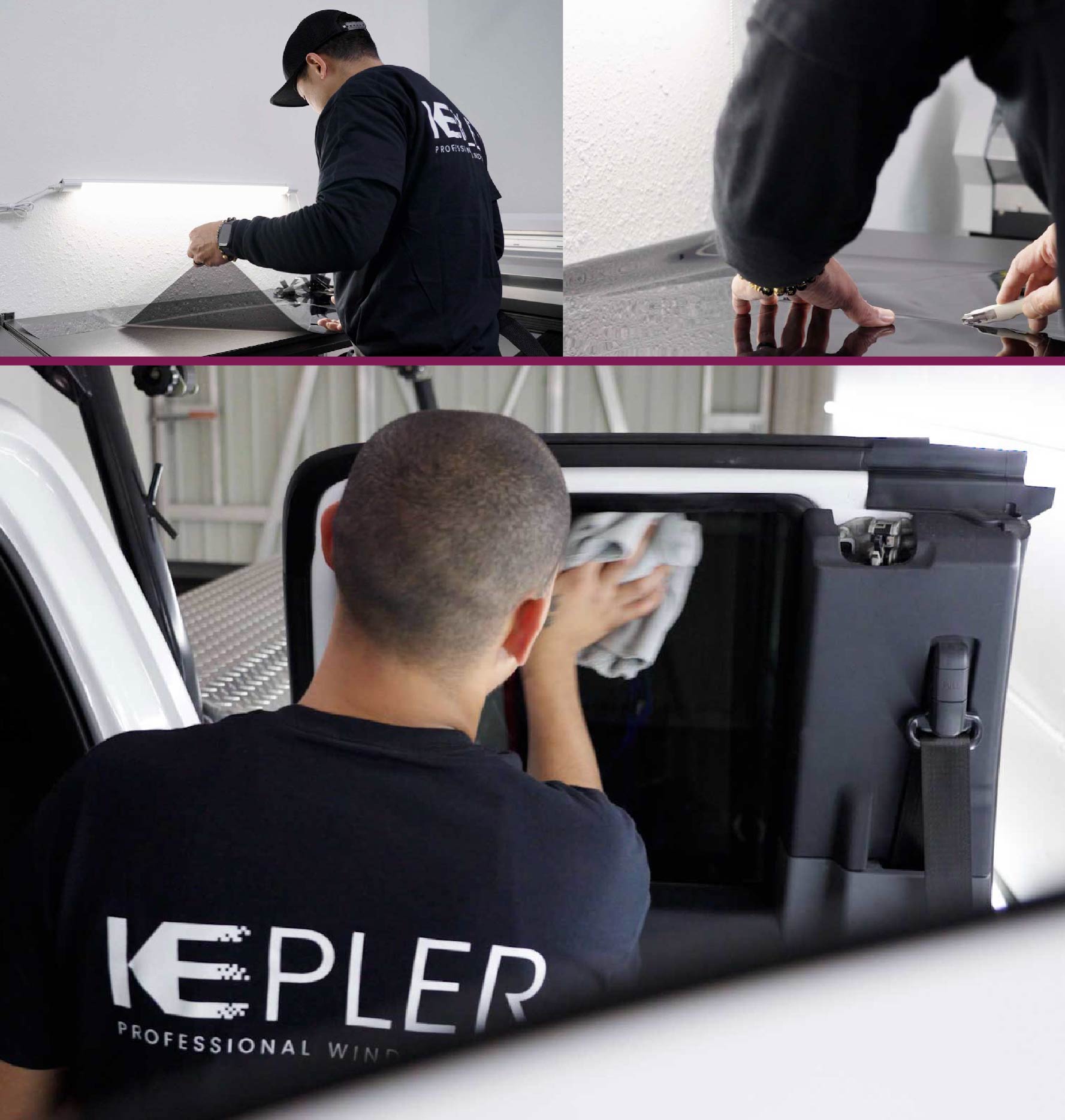 Kepler Dealer Installing Automotive Window Tint in Vermont