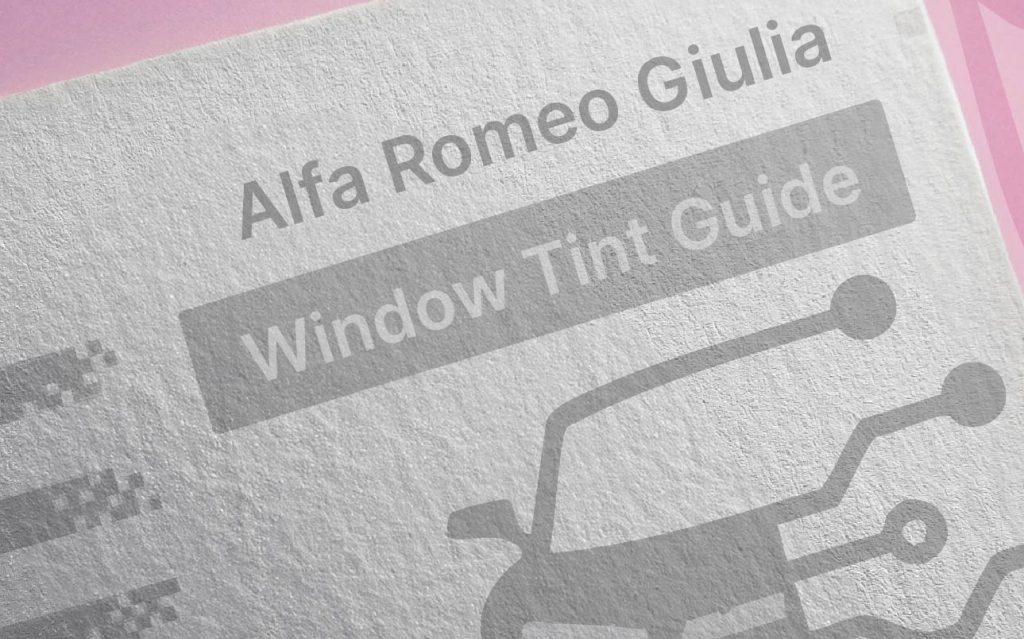 Tinted Windows Alfa Romeo Giulia