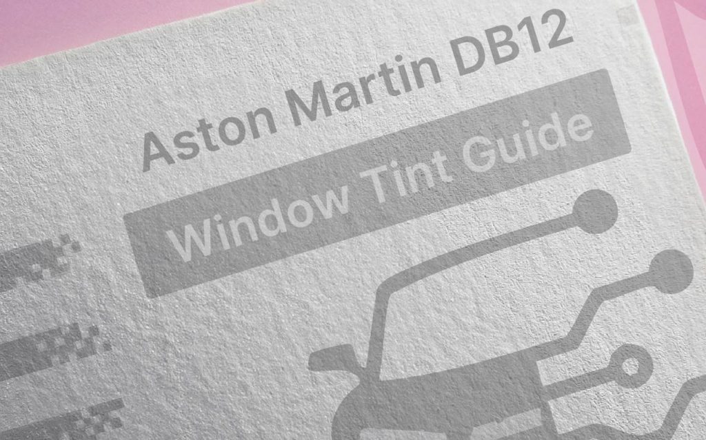 Tinted Windows Aston Martin DB12